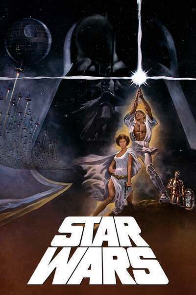 Star Wars Hindi Dubbed Movie Poster (1977)