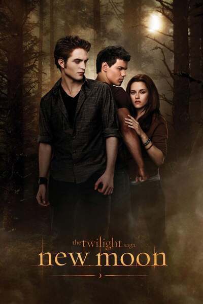 The Twilight Saga: New Moon Hindi Dubbed Movie Poster (2009)