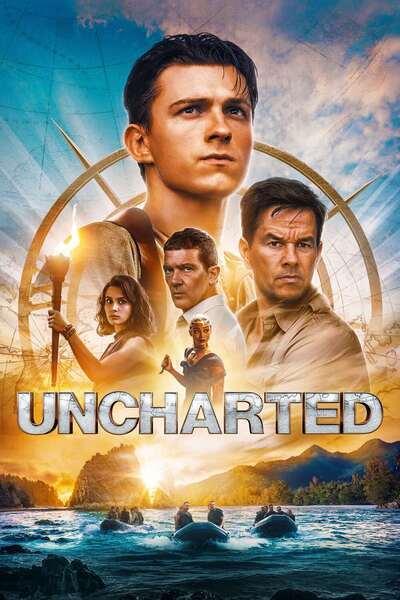 Uncharted Hindi Dubbed Movie Poster (2022)