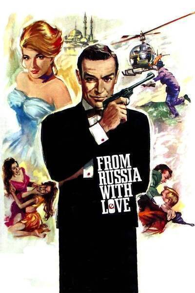 From Russia with Love Hindi Dubbed Movie Poster (1963)
