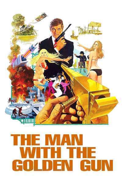 The Man with the Golden Gun Hindi Dubbed Movie Poster (1974)