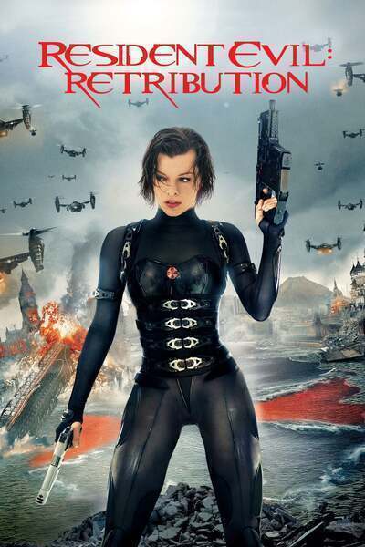 Resident Evil: Retribution Hindi Dubbed Movie Poster (2012)