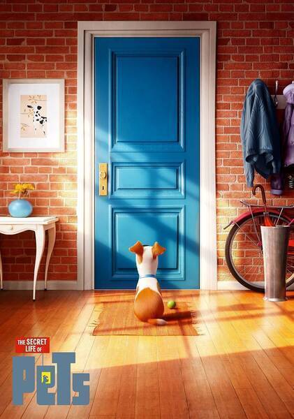 The Secret Life of Pets Hindi Dubbed Movie Poster (2016)