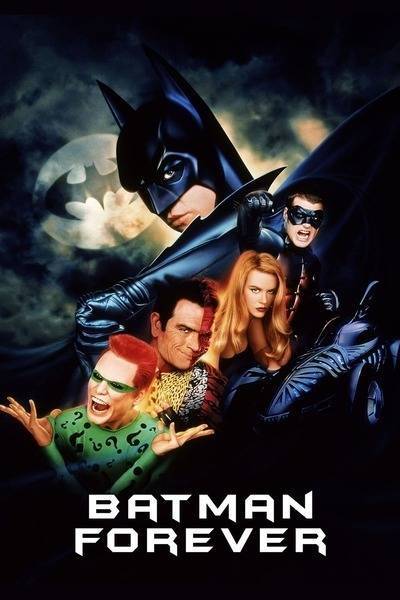 Batman Forever Hindi Dubbed Movie Poster (1995)