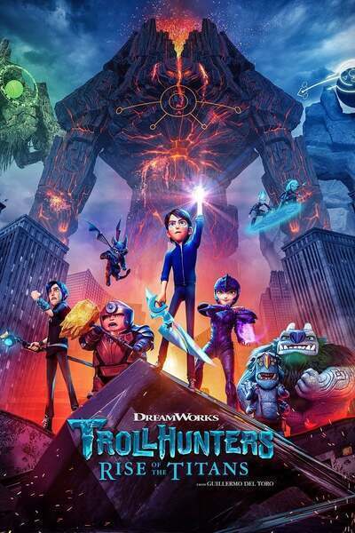 Trollhunters: Rise of the Titans Hindi Dubbed Movie Poster (2021)