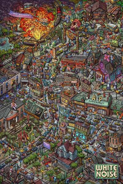 White Noise Hindi Dubbed Movie Poster (2022)