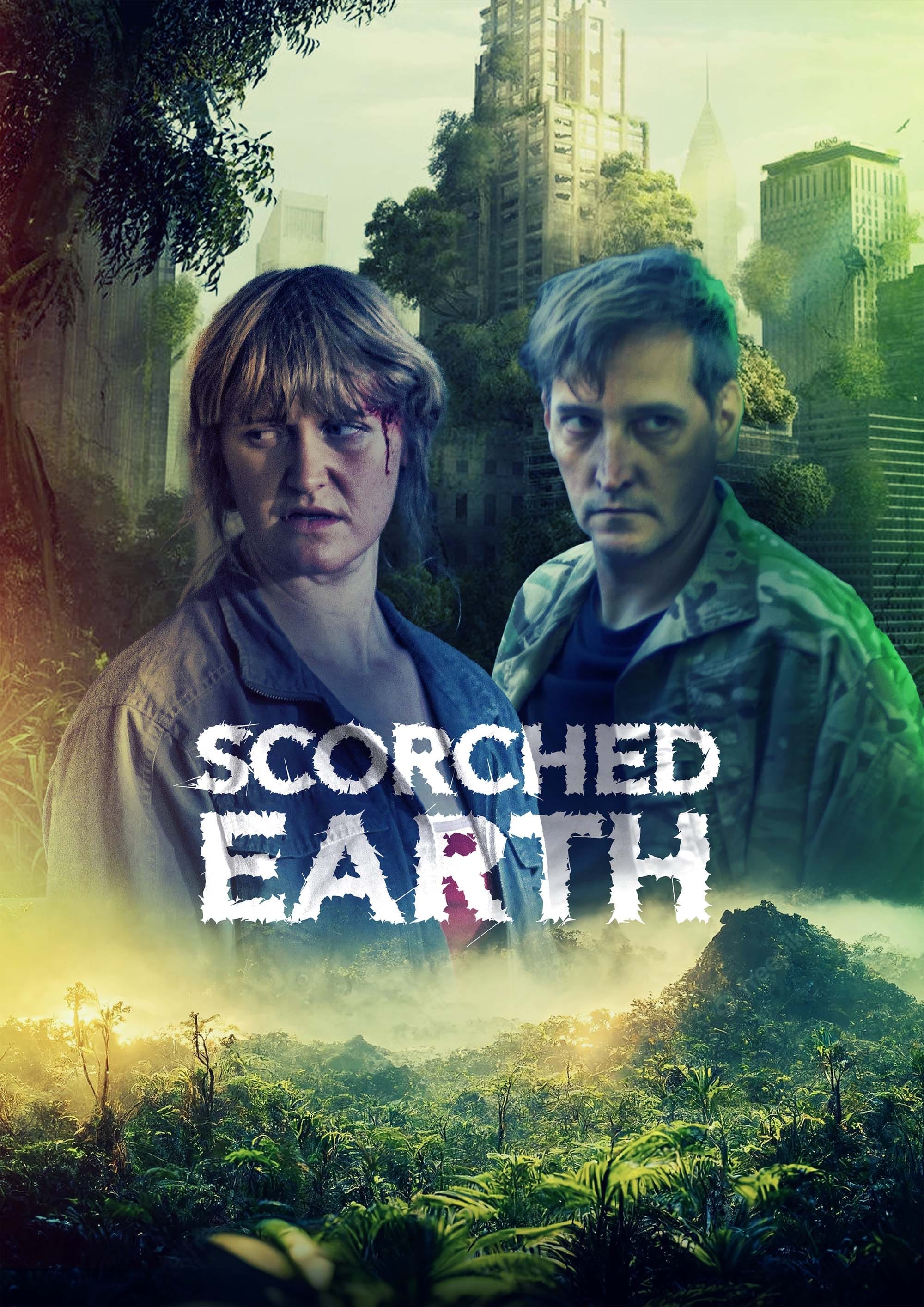 Scorched Earth Hindi Dubbed Movie Poster (2023)