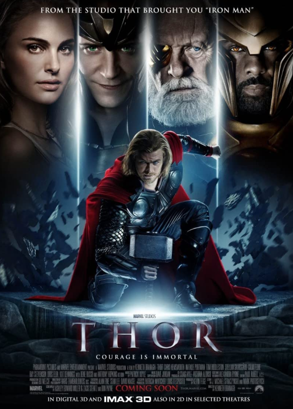 Thor Hindi Dubbed Movie Poster (2011)