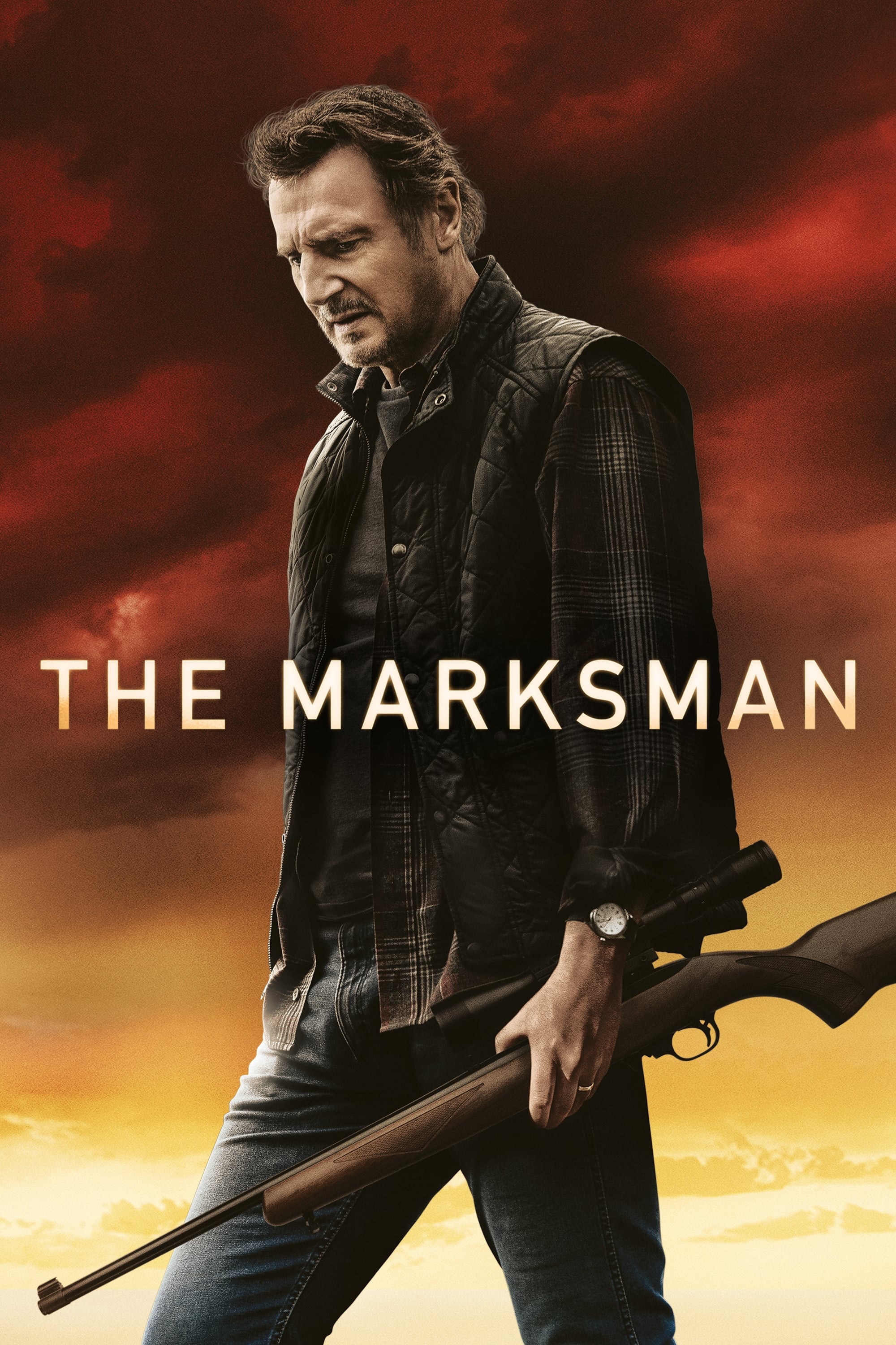 The Marksman Hindi Dubbed Movie Poster (2021)