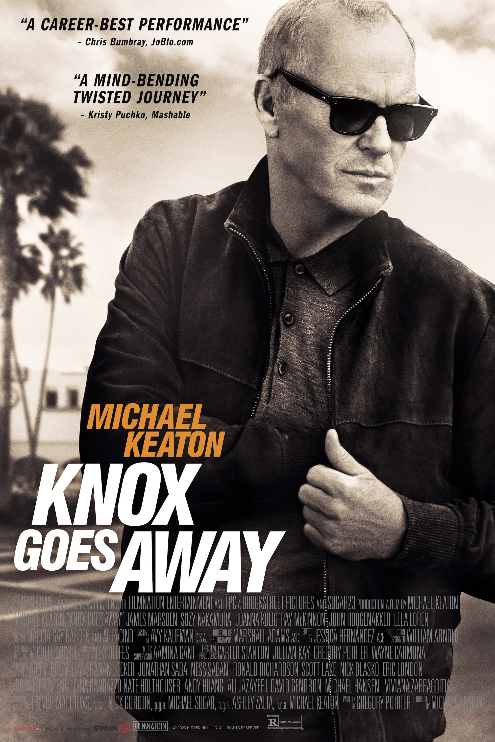 Knox Goes Away Hindi Dubbed Movie Poster (2024)