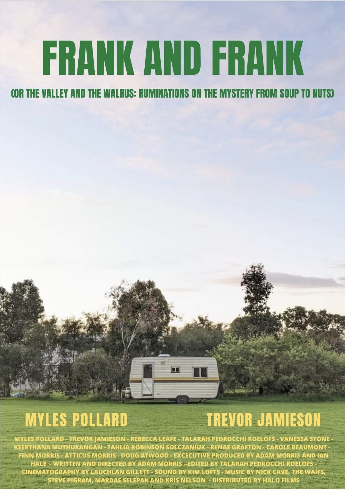 Frank and Frank (or The Valley and The Walrus: Ruminations on the Mystery from Soup to Nuts) Hindi Dubbed Movie Poster (2023)