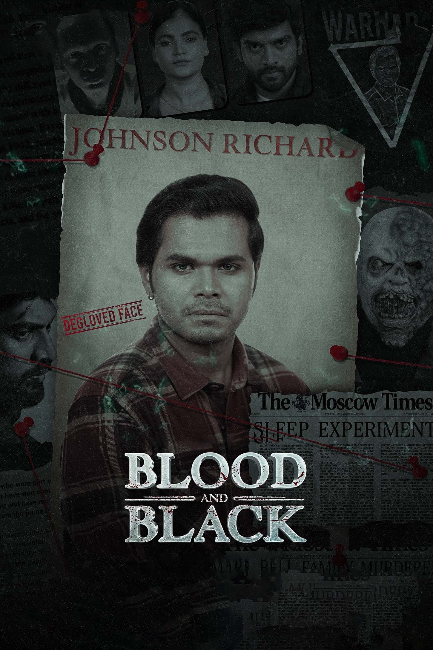 Blood and Black Hindi Dubbed Movie Poster (2024)