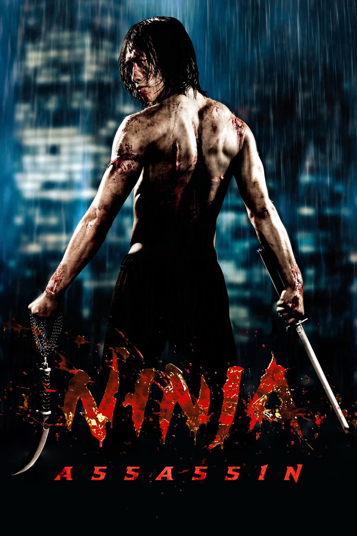 Ninja Assassin Hindi Dubbed Movie Poster (2009)