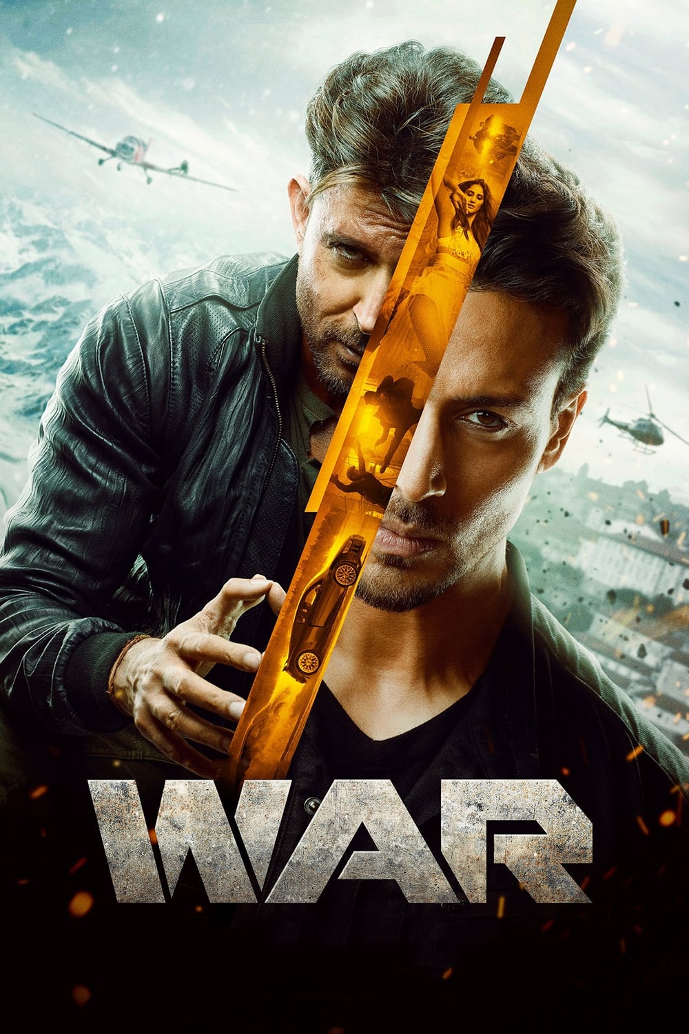 War Hindi Dubbed Movie Poster (2019)