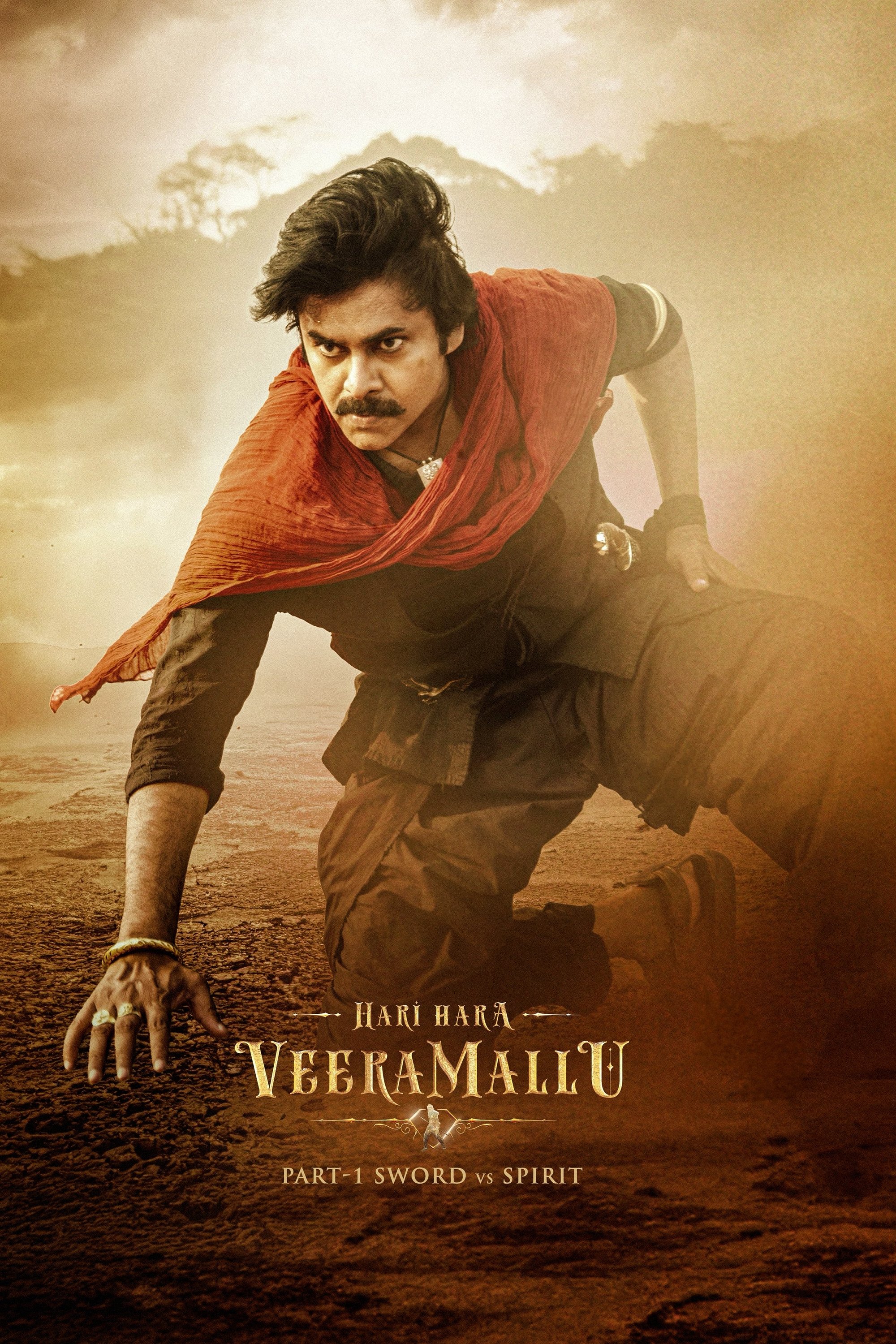 Hari Hara Veera Mallu: Part 1 – Sword vs Spirit Hindi Dubbed Movie Poster (2025)