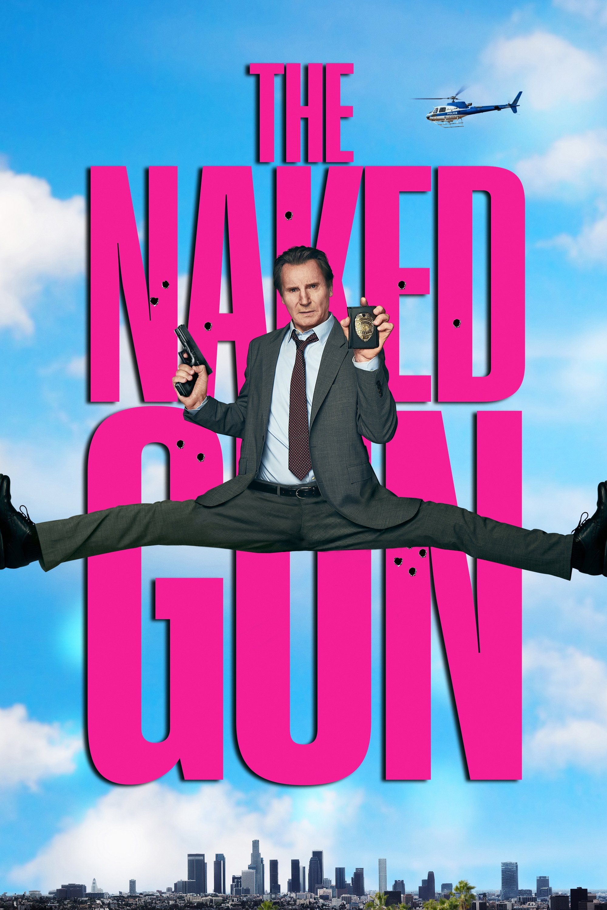 The Naked Gun Hindi Dubbed Movie Poster (2025)