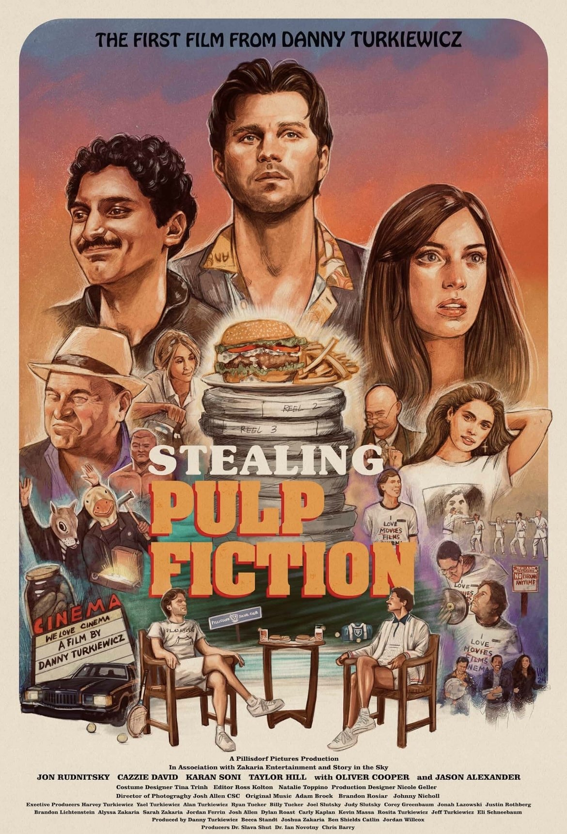 Stealing Pulp Fiction Hindi Dubbed Movie Poster (2025)