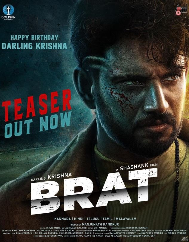 Brat Hindi Dubbed Movie Poster (2025)